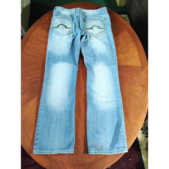 Antique Rivet Denim Jeans - Size: 34 X 32     (1133) - Picture 2 of 7